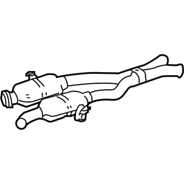Mercedes-Benz R63 AMG Exhaust Pipe - 251-490-48-01