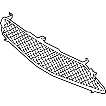 Mercedes-Benz CLA45 AMG Grille - 117-880-06-24