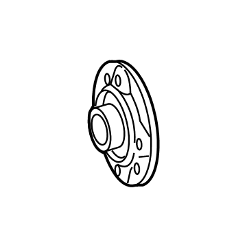 Mercedes-Benz AMG GT 63 S E Performance CV Joint Companion Flange - 221-335-00-45