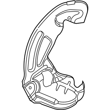Mercedes-Benz Brake Dust Shields - 231-421-07-20