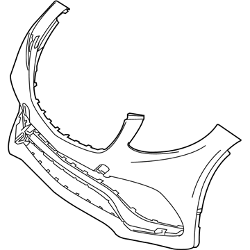 Mercedes-Benz GLE63 AMG S Bumper Cover - 292-885-09-25-9999
