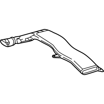 Mercedes-Benz GLS350d Air Duct - 166-831-25-00