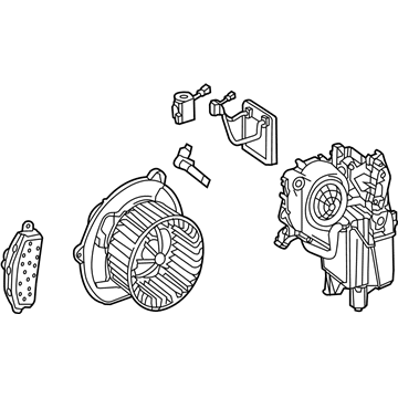 Mercedes-Benz GLS450 Evaporator - 166-830-16-60