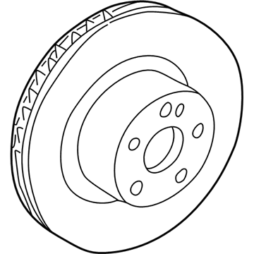 Mercedes-Benz S500 Brake Rotor - 220-421-09-12-64