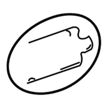 Mercedes-Benz CL550 Fuel Door - 216-757-00-06