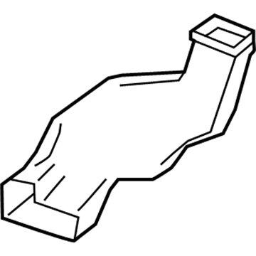 Mercedes-Benz S450 Air Duct - 222-831-27-00
