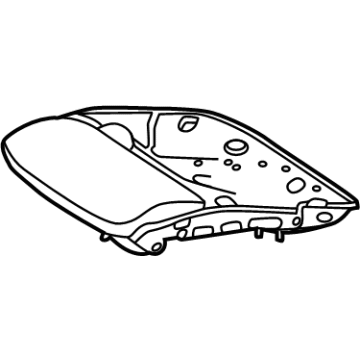 Mercedes-Benz AMG GT 55 Seat Cushion - 232-910-31-03