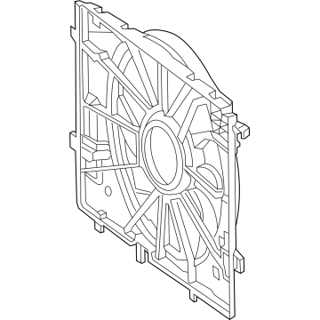 Mercedes-Benz CLE450 Cooling Fan Assembly - 099-906-15-02