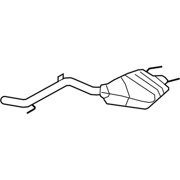 Mercedes-Benz CL550 Exhaust Pipe - 216-490-29-21