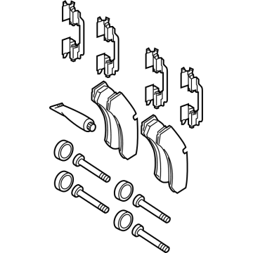 Mercedes-Benz Brake Pads - 910-421-90-00