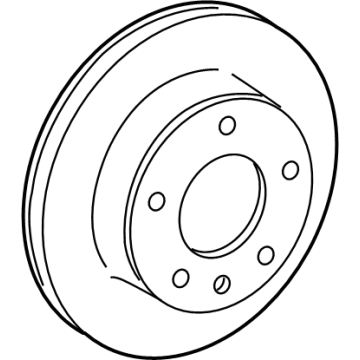 Mercedes-Benz Brake Rotor - 910-421-00-00-07