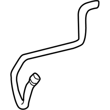 Mercedes-Benz ML430 Coolant Reservoir Hose - 163-501-37-82