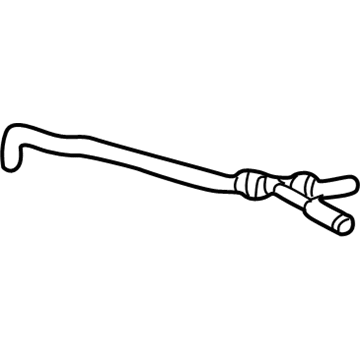 Mercedes-Benz ML430 Coolant Reservoir Hose - 163-501-35-82