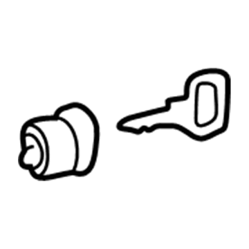 Mercedes-Benz C280 Ignition Lock Assembly - 202-460-07-04