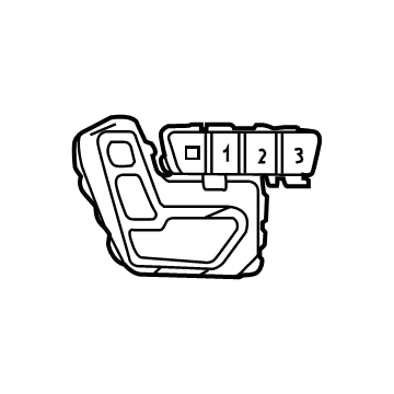Mercedes-Benz GLA250 Seat Switch - 246-905-03-51