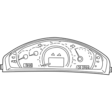Mercedes-Benz CL55 AMG Tachometer - 220-540-88-47