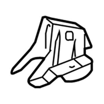 221-640-01-83 Mercedes-Benz Package Tray Bracket Illustration 1 of 1