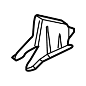 Mercedes-Benz 221-640-02-83 Package Tray Bracket 221-640-02-83 Mercedes-Benz Package Tray Bracket Illustration 1 of 1