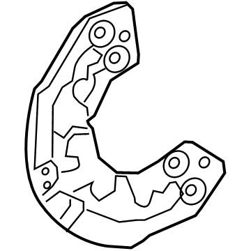 Mercedes-Benz G63 AMG Brake Dust Shields - 463-420-04-00