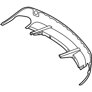 Mercedes-Benz CLA250 Bumper Cover - 117-885-03-25