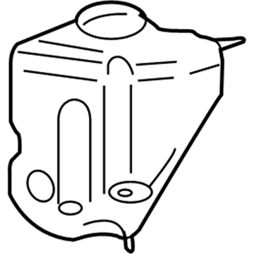 Mercedes-Benz CL63 AMG Windshield Washer Fluid Reservoir - 221-869-10-20