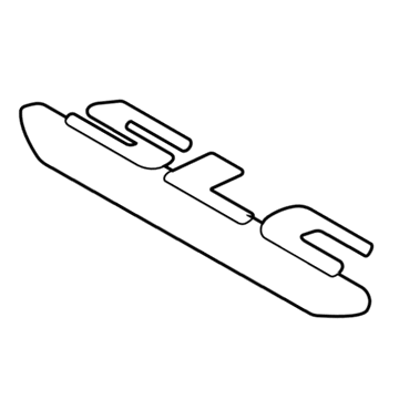 Mercedes-Benz SLC43 AMG Emblem - 172-817-03-00