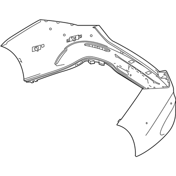 Mercedes-Benz CLA250 Bumper Cover - 118-885-52-02-9999
