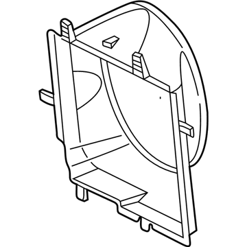 Mercedes-Benz Fan Shroud - 202-505-28-55