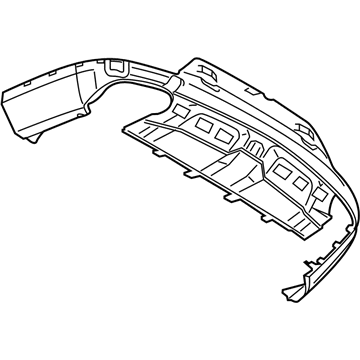Mercedes-Benz GLE63 AMG S Bumper Cover - 292-885-05-25