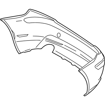 Mercedes-Benz SLK300 Bumper Cover - 171-885-41-25-9999