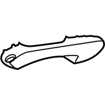 Mercedes-Benz SLK55 AMG Armrest - 171-720-22-28-9F41