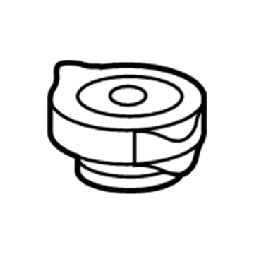 Mercedes-Benz E420 Coolant Reservoir Hose - 124-500-04-06