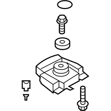 Mercedes-Benz Hazard Warning Switch - 221-870-70-58-64