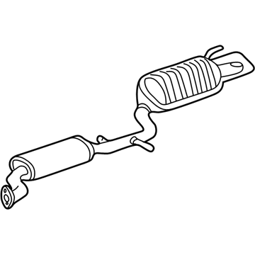 Mercedes-Benz CL55 AMG Exhaust Pipe - 215-490-26-21