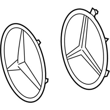 Mercedes-Benz C300 Emblem - 000-888-18-00