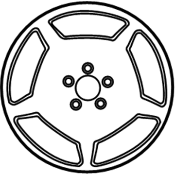 Mercedes-Benz Spare Wheel - 212-400-02-02-9040
