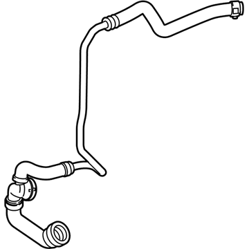 Mercedes-Benz S450 Coolant Reservoir Hose - 222-500-21-88