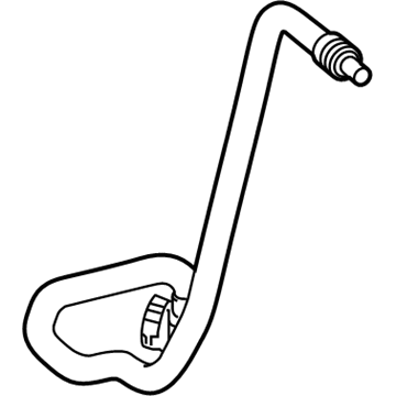 Mercedes-Benz S450 Coolant Reservoir Hose - 222-501-83-84