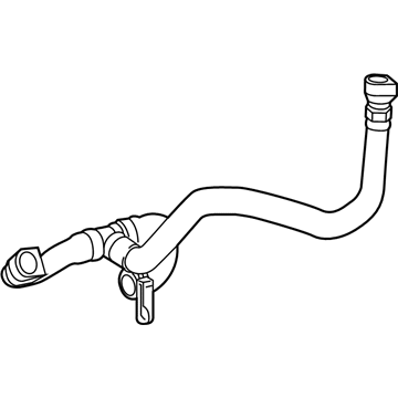 Mercedes-Benz E400 Cooling Hose - 212-501-68-84