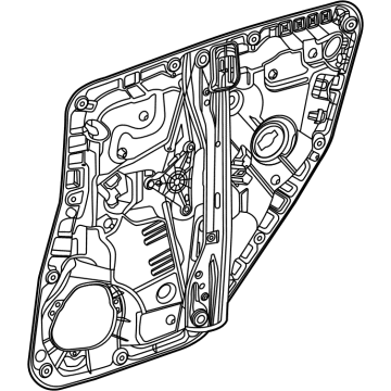 Mercedes-Benz EQB 250+ Window Regulator - 247-730-07-03