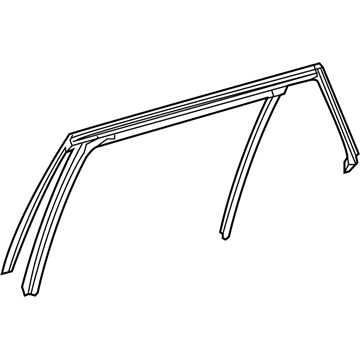Mercedes-Benz E350 Window Run - 212-735-03-25