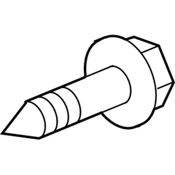 Mercedes-Benz 001-984-05-29 Fog Lamp Assembly Screw Mercedes-Benz 001-984-05-29 Fog Lamp Assembly Screw
