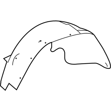 Mercedes-Benz G580 Fender Splash Shield - 465-880-49-01