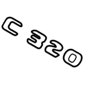 Mercedes-Benz E320 Emblem - 220-817-10-15