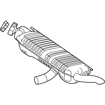 Mercedes-Benz GLE53 AMG SUV Exhaust Pipe - 167-490-75-06