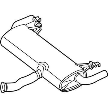 Mercedes-Benz GLC43 AMG Exhaust Pipe - 253-490-45-01