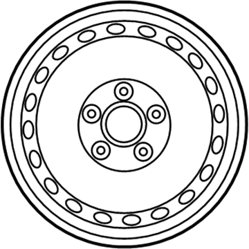 Mercedes-Benz GLA250 Spare Wheel - 246-400-27-00