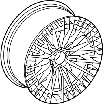 Mercedes-Benz EQS 450+ Spare Wheel - 297-401-15-00-64-7X23