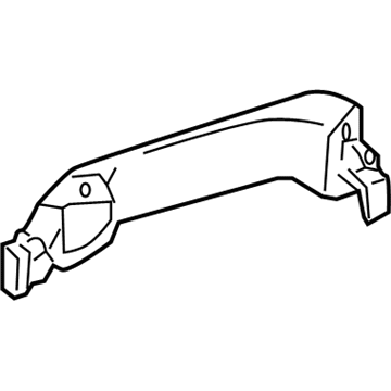 Mercedes-Benz ML450 Exterior Door Handle - 164-766-02-01-3544