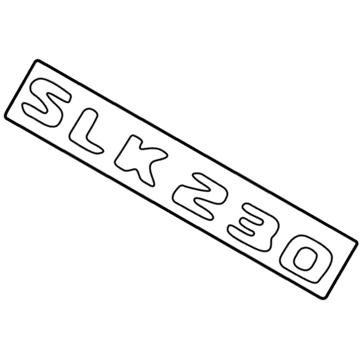Mercedes-Benz S320 Emblem - 170-817-02-15
